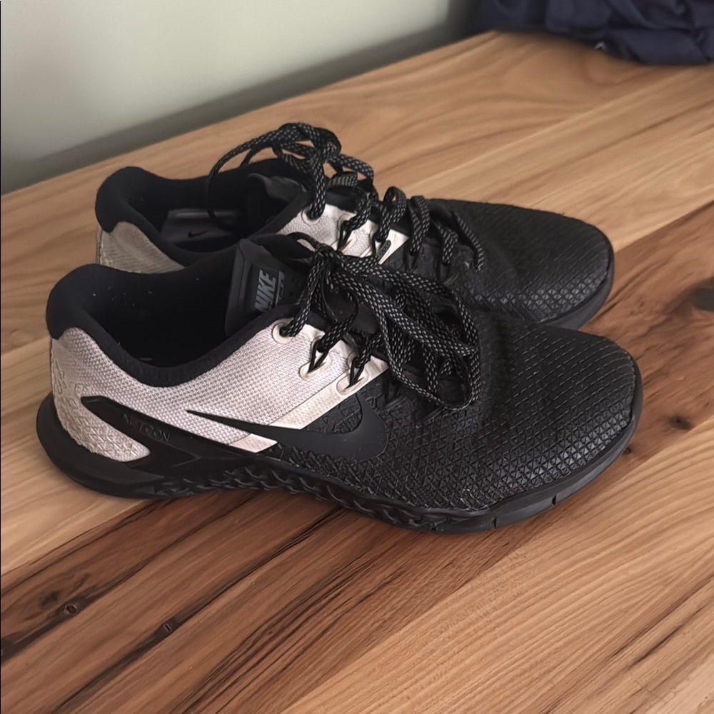 Nike Metcons Black and White Training Shoes